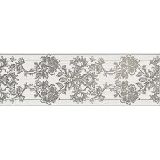 Плитка 25*76 WALLPAPER DECORO 4 BIANCO